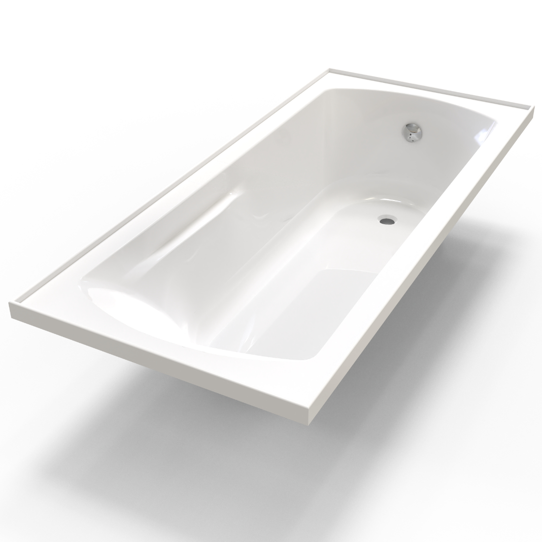 Eclipse Dropin Bath 1655mm with Overflow PlaceMakers NZ